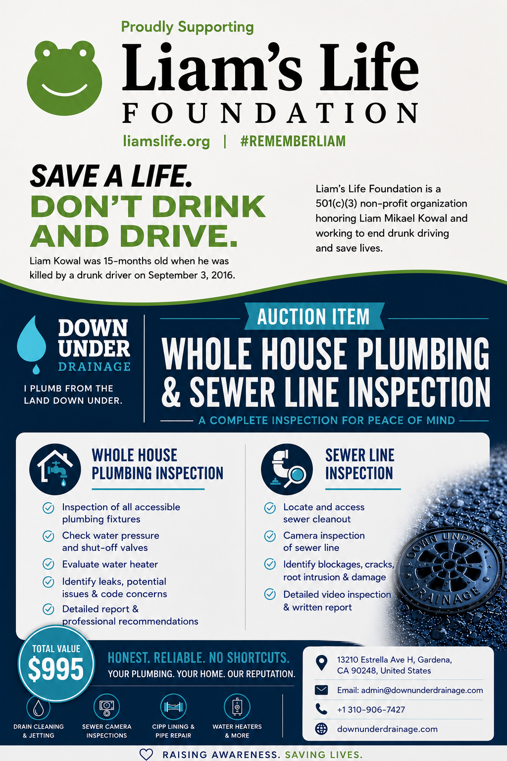 Whole House Plumbing & Sewer Line Inspection